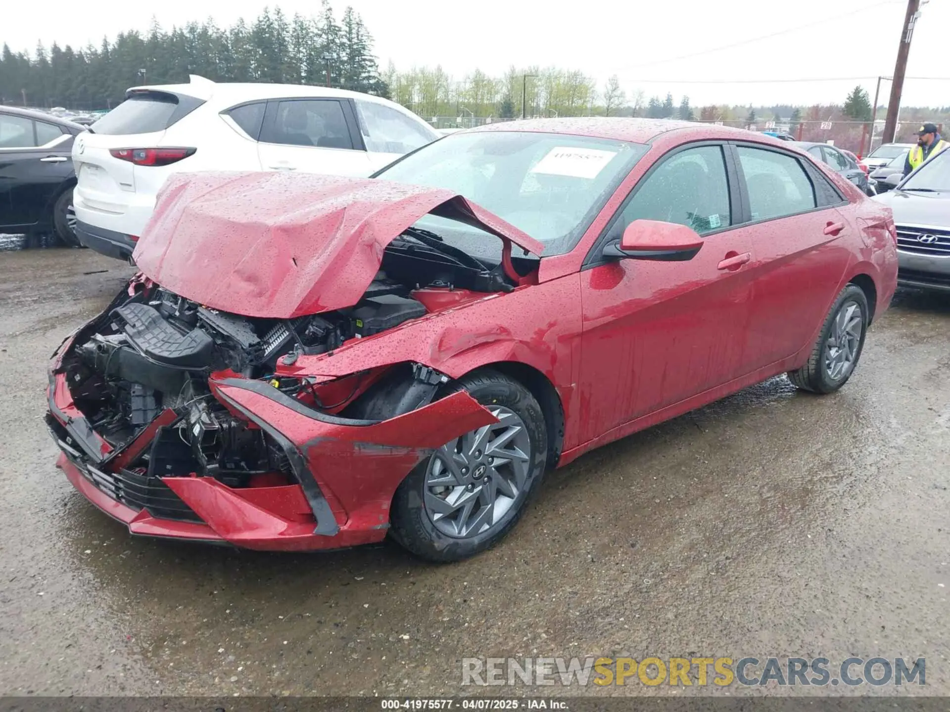 2 Photograph of a damaged car KMHLM4DG6RU750620 HYUNDAI ELANTRA 2024