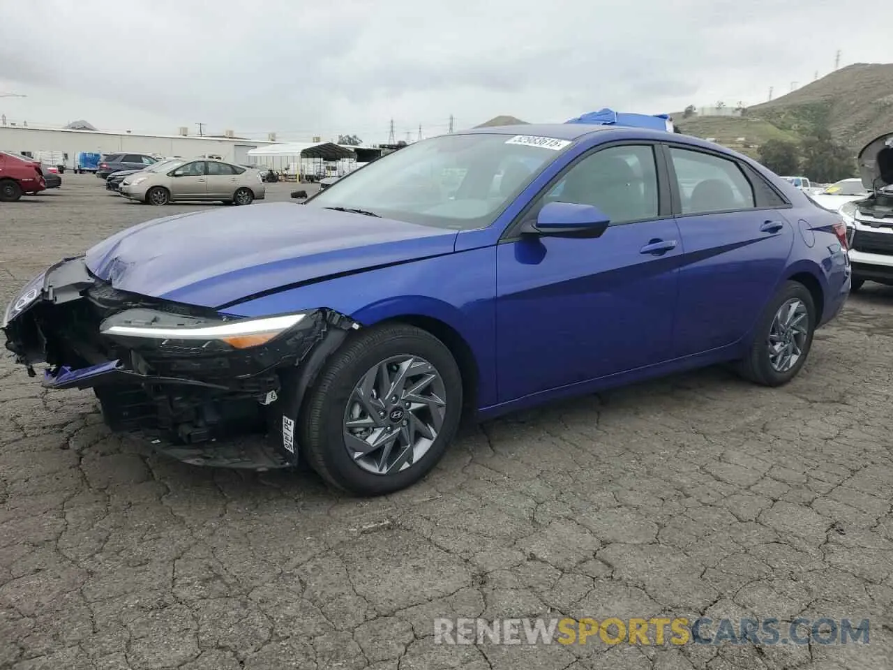 1 Photograph of a damaged car KMHLM4DG6RU762928 HYUNDAI ELANTRA 2024