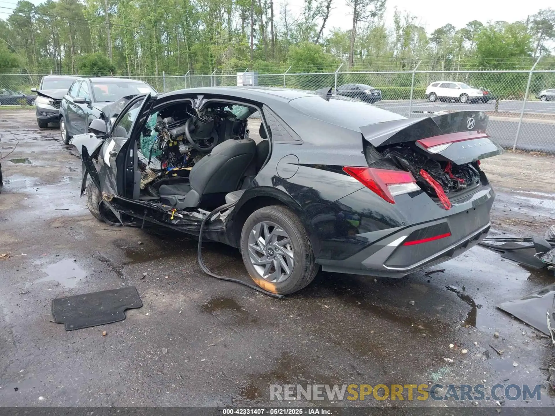 3 Photograph of a damaged car KMHLM4DG6RU767031 HYUNDAI ELANTRA 2024