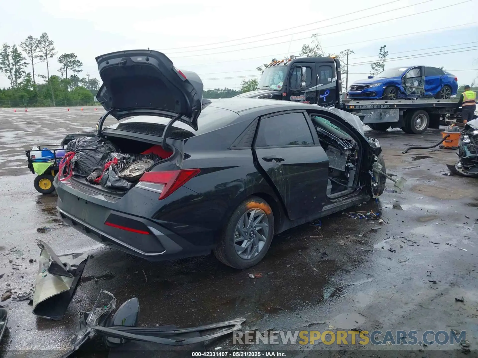 4 Photograph of a damaged car KMHLM4DG6RU767031 HYUNDAI ELANTRA 2024