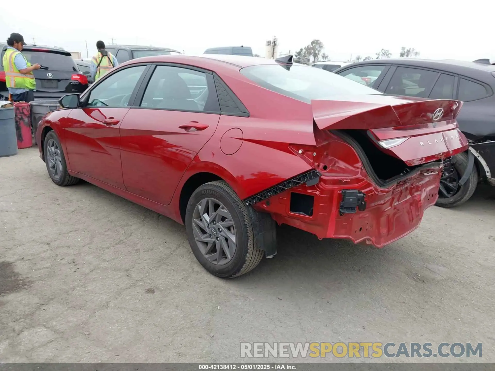 3 Photograph of a damaged car KMHLM4DG6RU775047 HYUNDAI ELANTRA 2024
