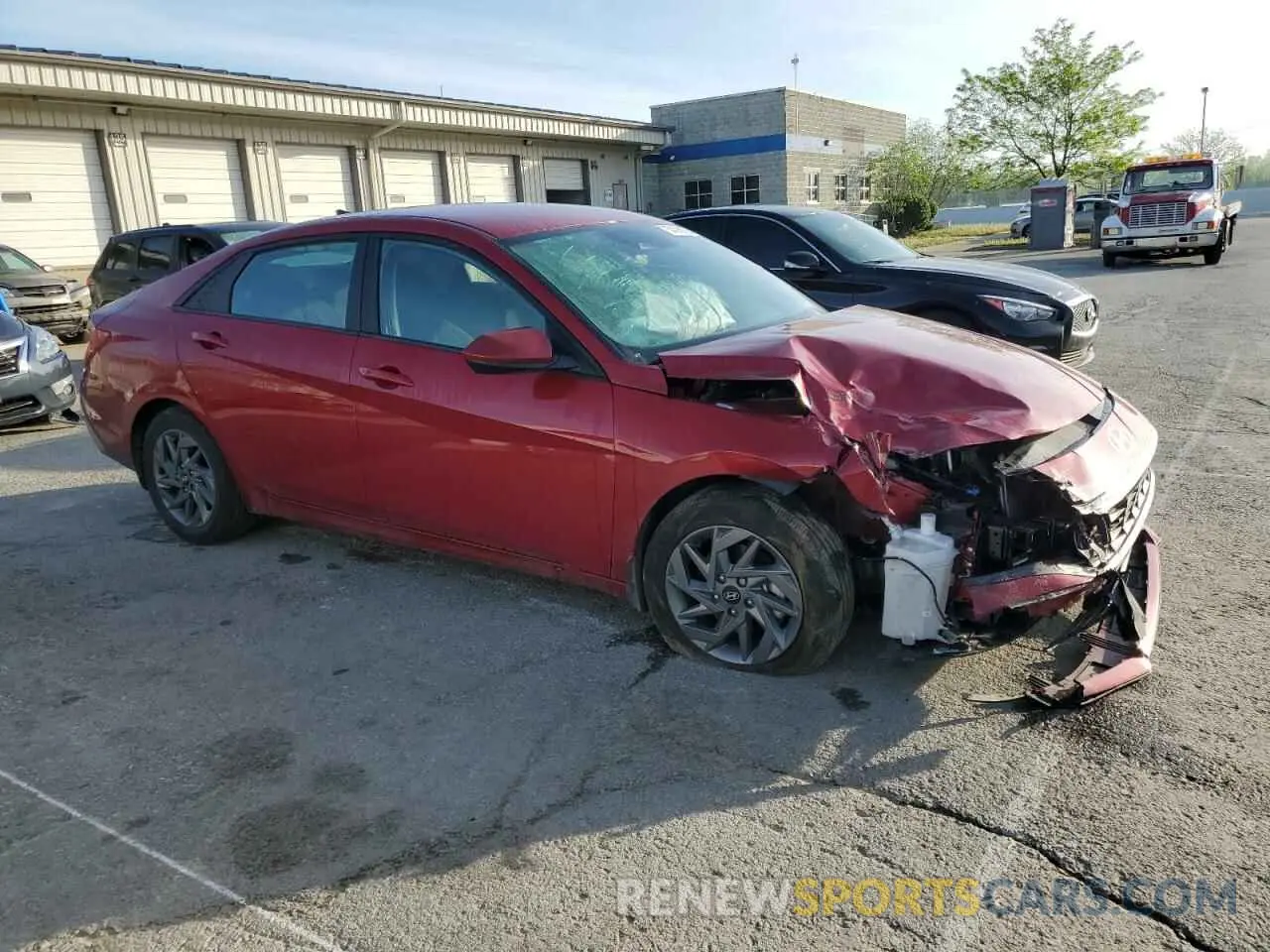 4 Photograph of a damaged car KMHLM4DG6RU812131 HYUNDAI ELANTRA 2024