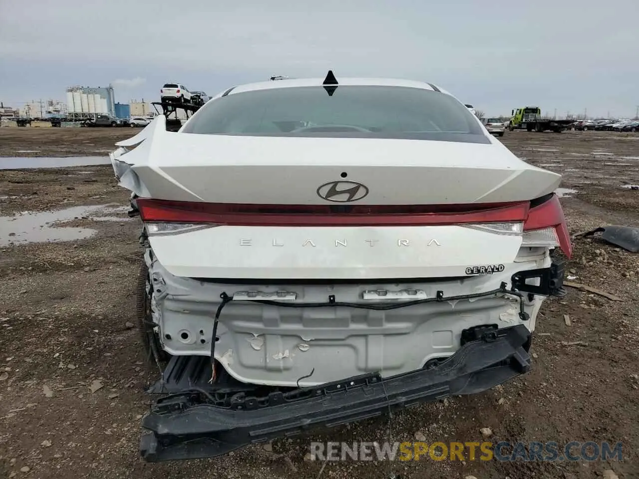 6 Photograph of a damaged car KMHLM4DG7RU642507 HYUNDAI ELANTRA 2024