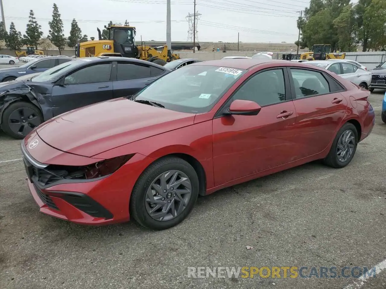 1 Photograph of a damaged car KMHLM4DG7RU675118 HYUNDAI ELANTRA 2024