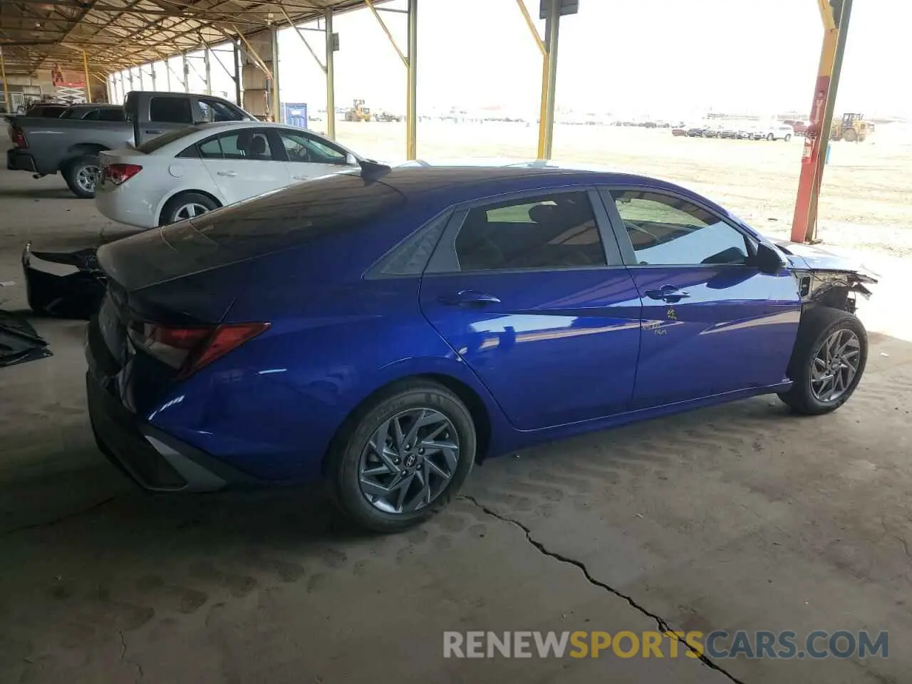 3 Photograph of a damaged car KMHLM4DG7RU675314 HYUNDAI ELANTRA 2024
