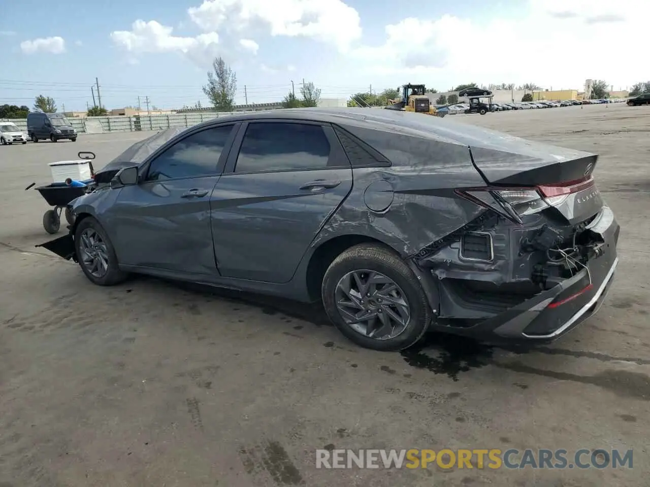 2 Photograph of a damaged car KMHLM4DG7RU678455 HYUNDAI ELANTRA 2024