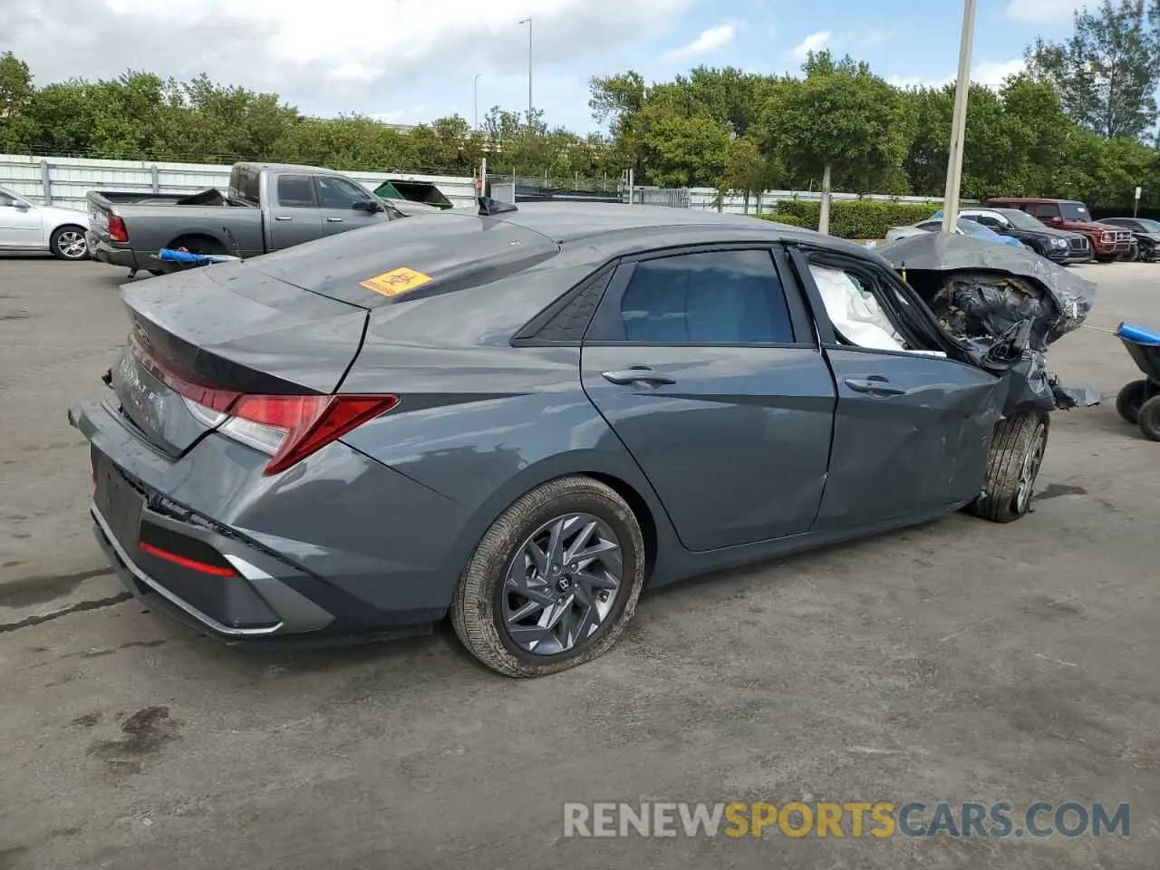 3 Photograph of a damaged car KMHLM4DG7RU678455 HYUNDAI ELANTRA 2024