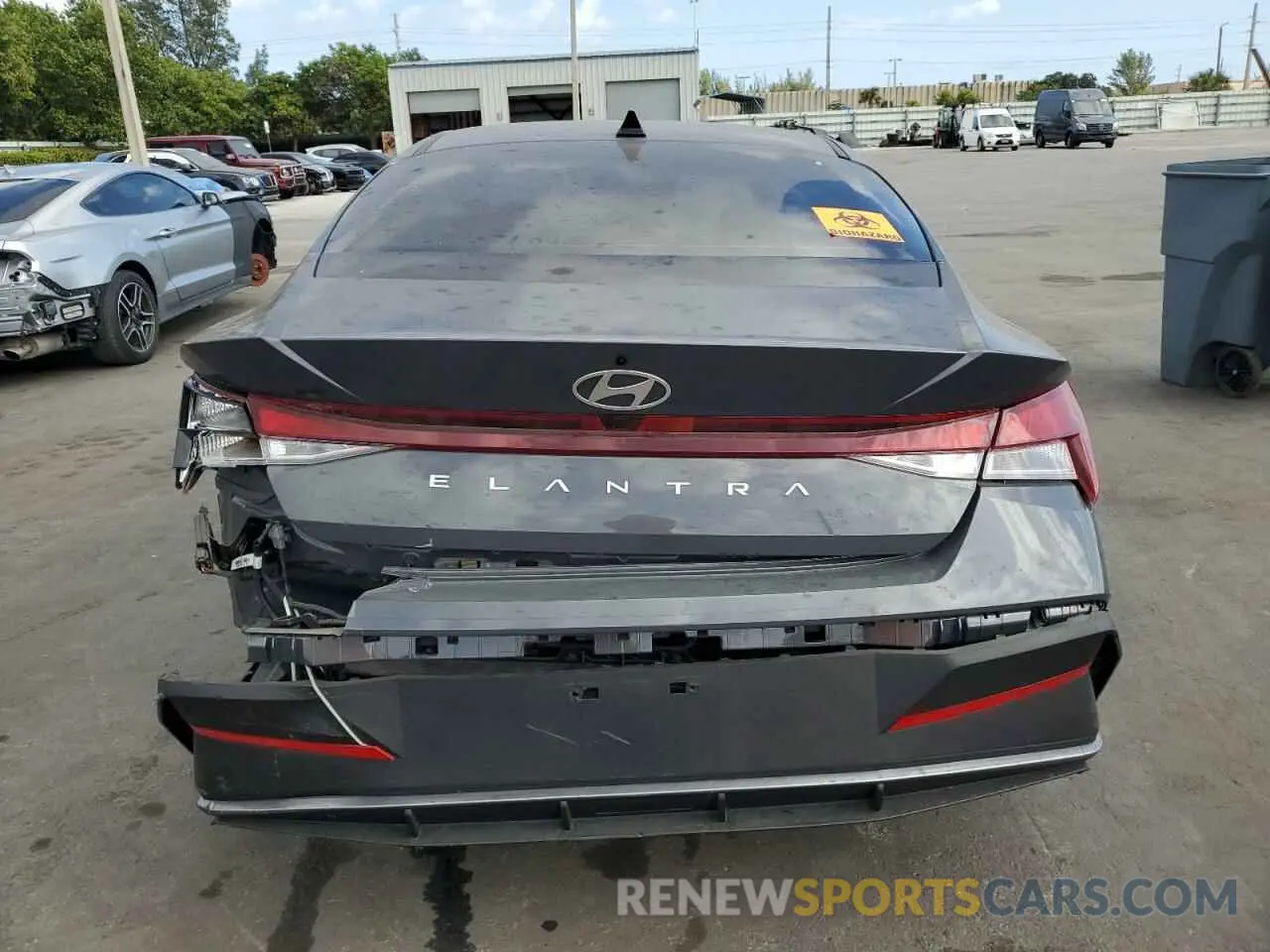 6 Photograph of a damaged car KMHLM4DG7RU678455 HYUNDAI ELANTRA 2024
