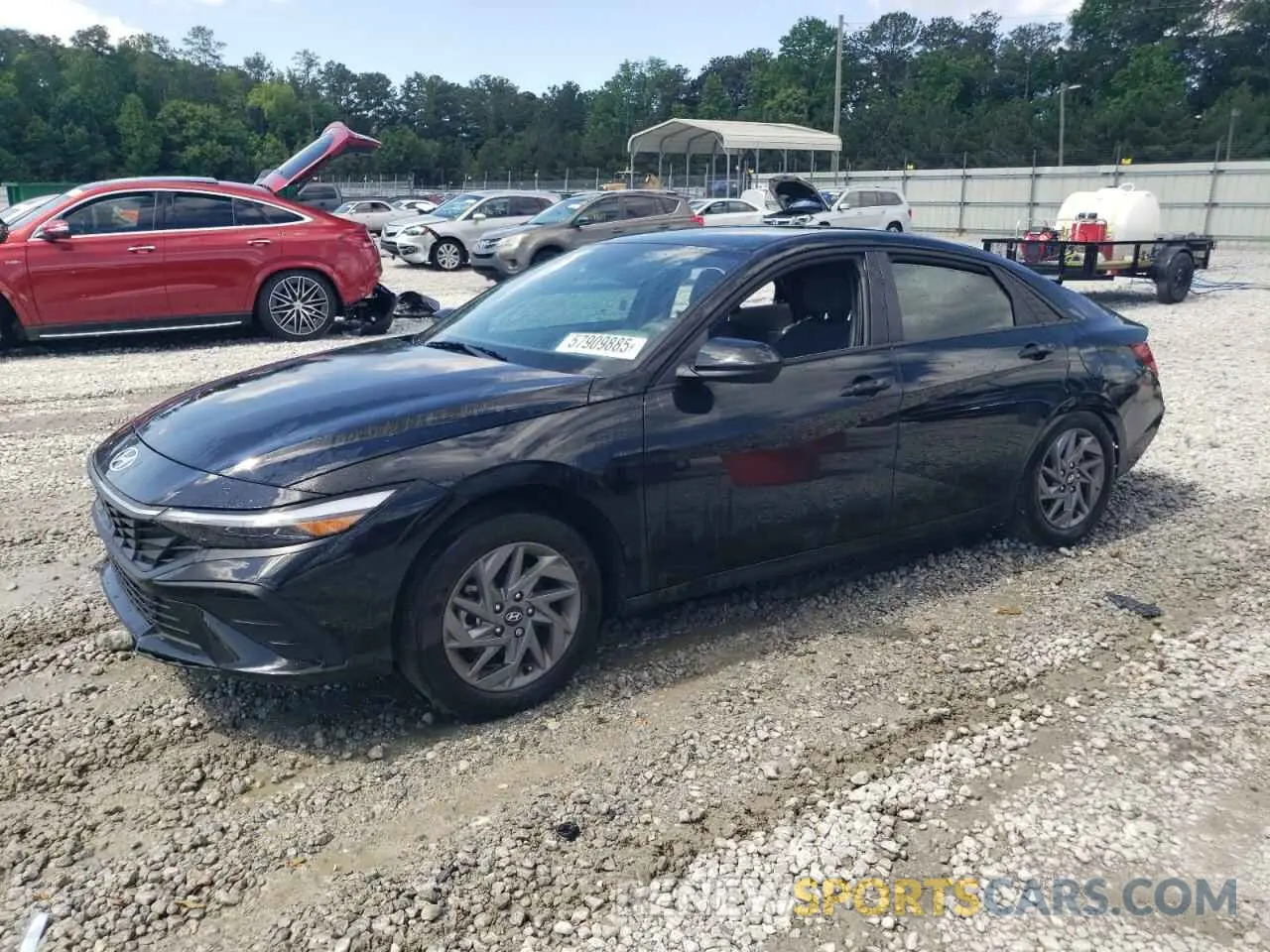 1 Photograph of a damaged car KMHLM4DG7RU693814 HYUNDAI ELANTRA 2024