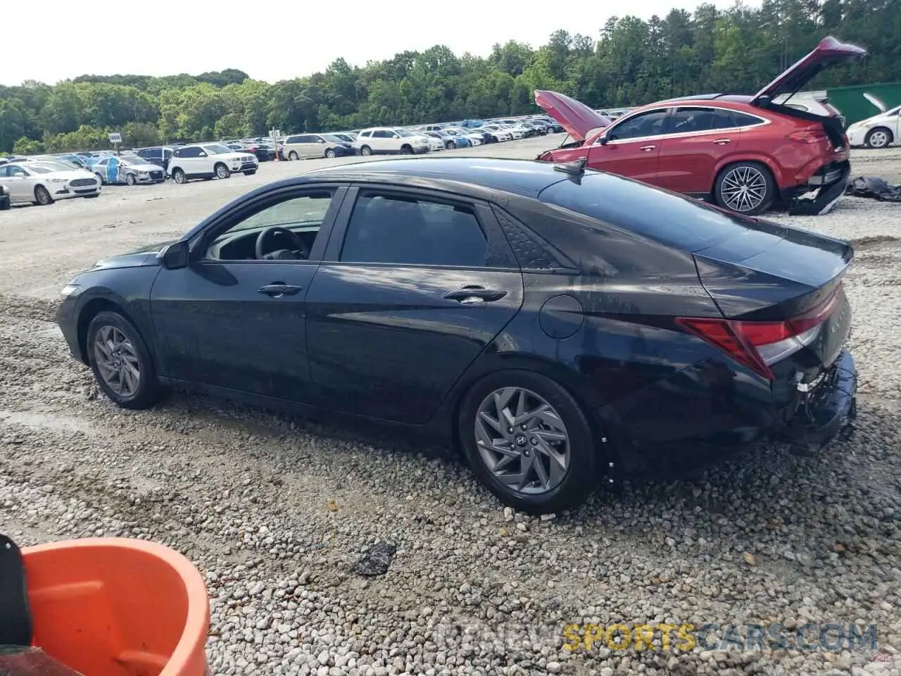 2 Photograph of a damaged car KMHLM4DG7RU693814 HYUNDAI ELANTRA 2024