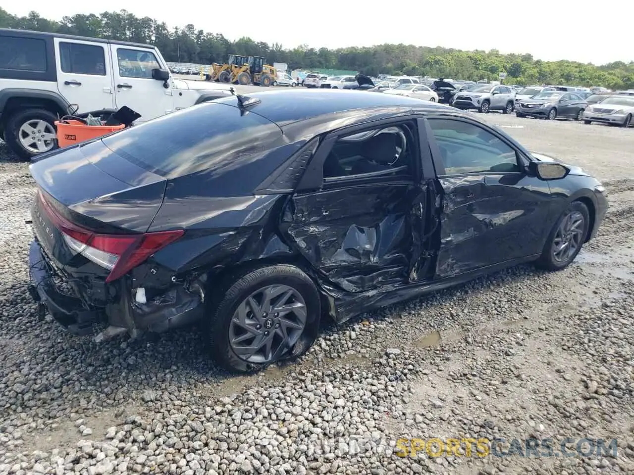 3 Photograph of a damaged car KMHLM4DG7RU693814 HYUNDAI ELANTRA 2024