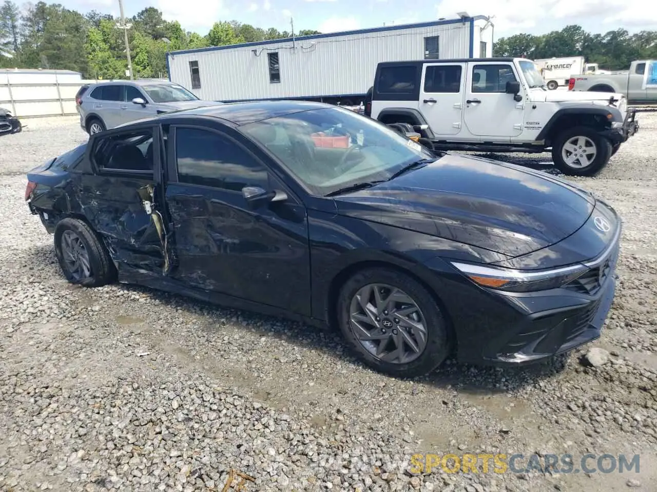 4 Photograph of a damaged car KMHLM4DG7RU693814 HYUNDAI ELANTRA 2024