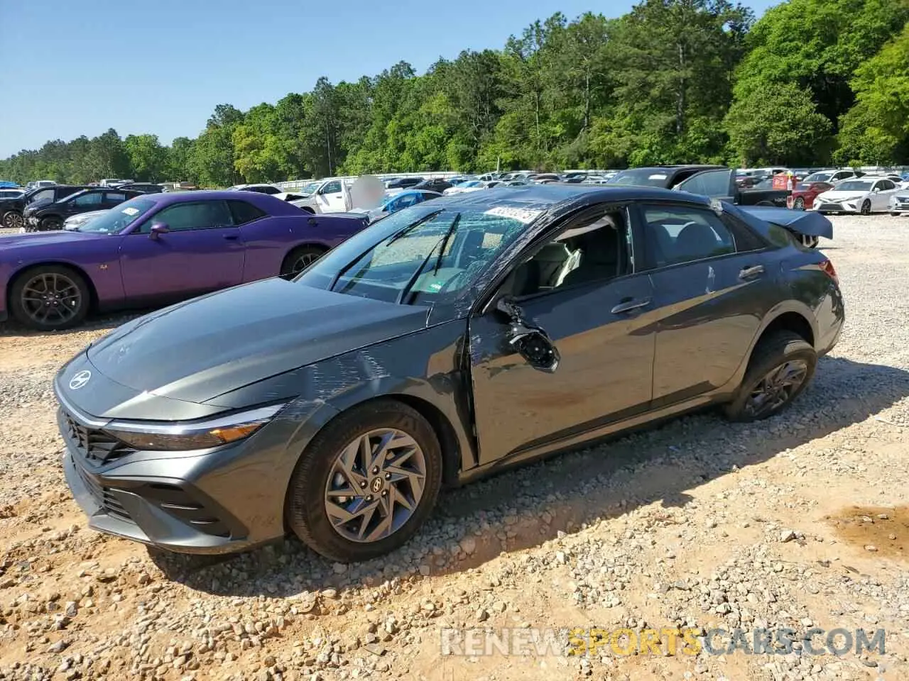 1 Photograph of a damaged car KMHLM4DG7RU703709 HYUNDAI ELANTRA 2024