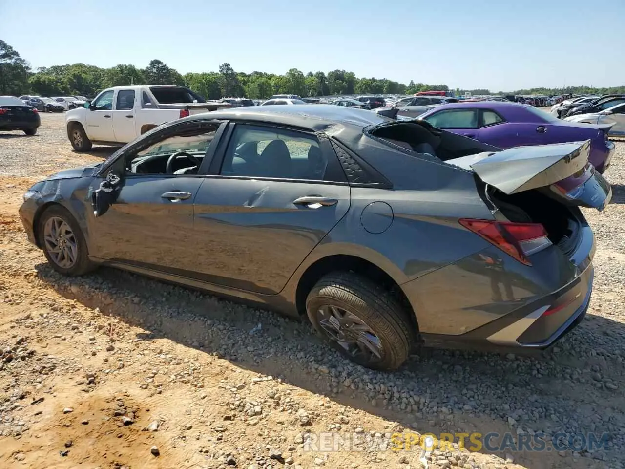 2 Photograph of a damaged car KMHLM4DG7RU703709 HYUNDAI ELANTRA 2024