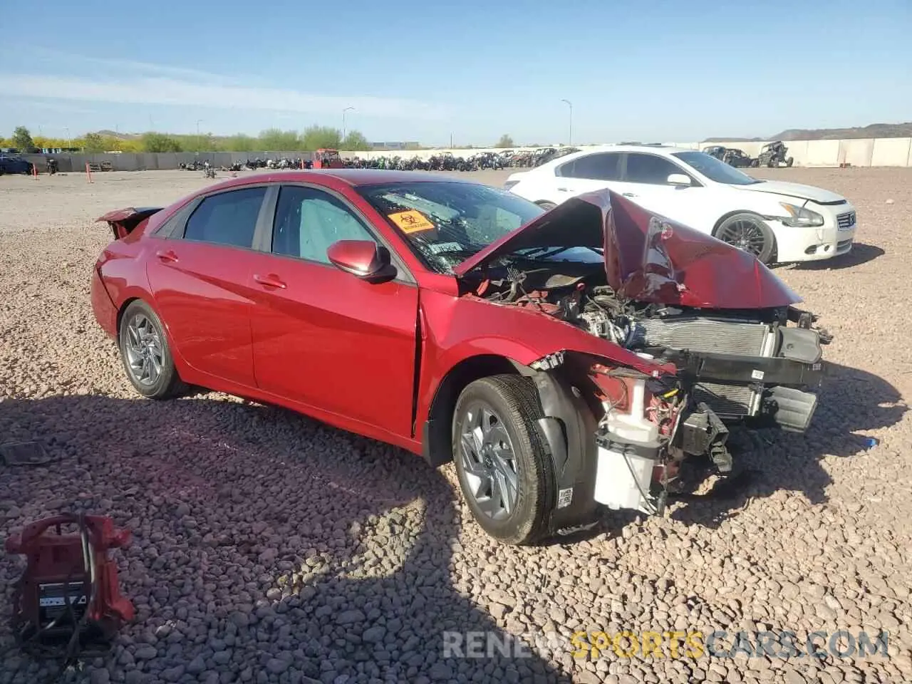 4 Photograph of a damaged car KMHLM4DG7RU709168 HYUNDAI ELANTRA 2024