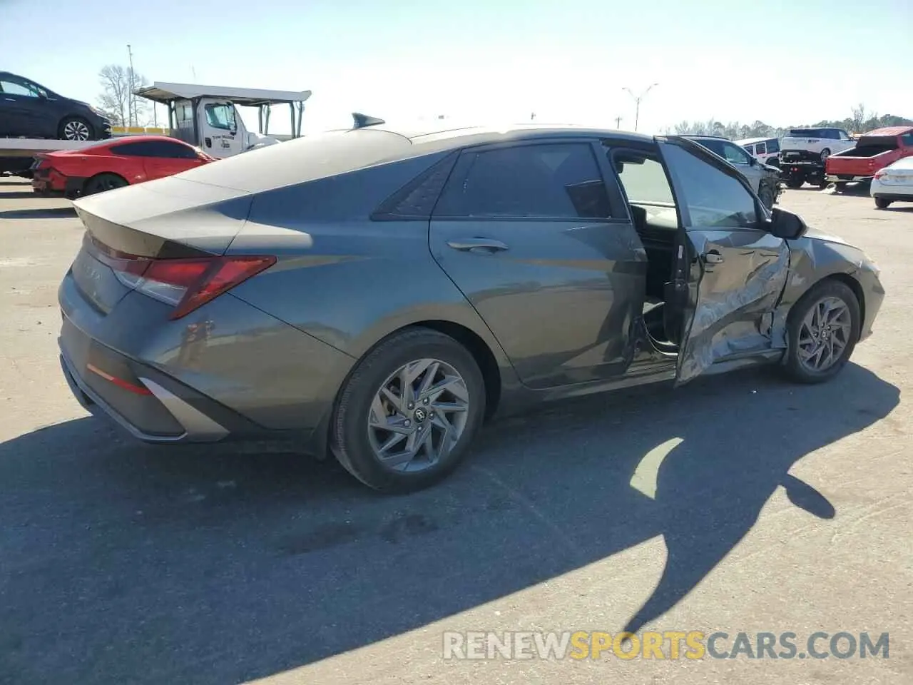3 Photograph of a damaged car KMHLM4DG7RU746091 HYUNDAI ELANTRA 2024