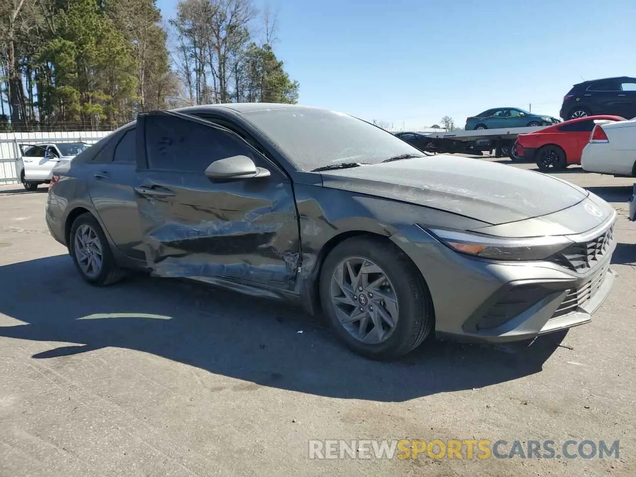 4 Photograph of a damaged car KMHLM4DG7RU746091 HYUNDAI ELANTRA 2024