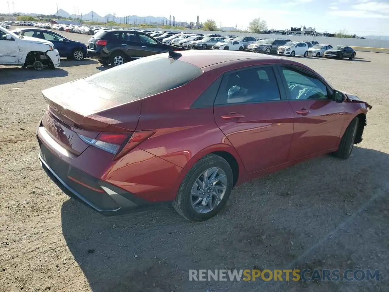 3 Photograph of a damaged car KMHLM4DG7RU761240 HYUNDAI ELANTRA 2024