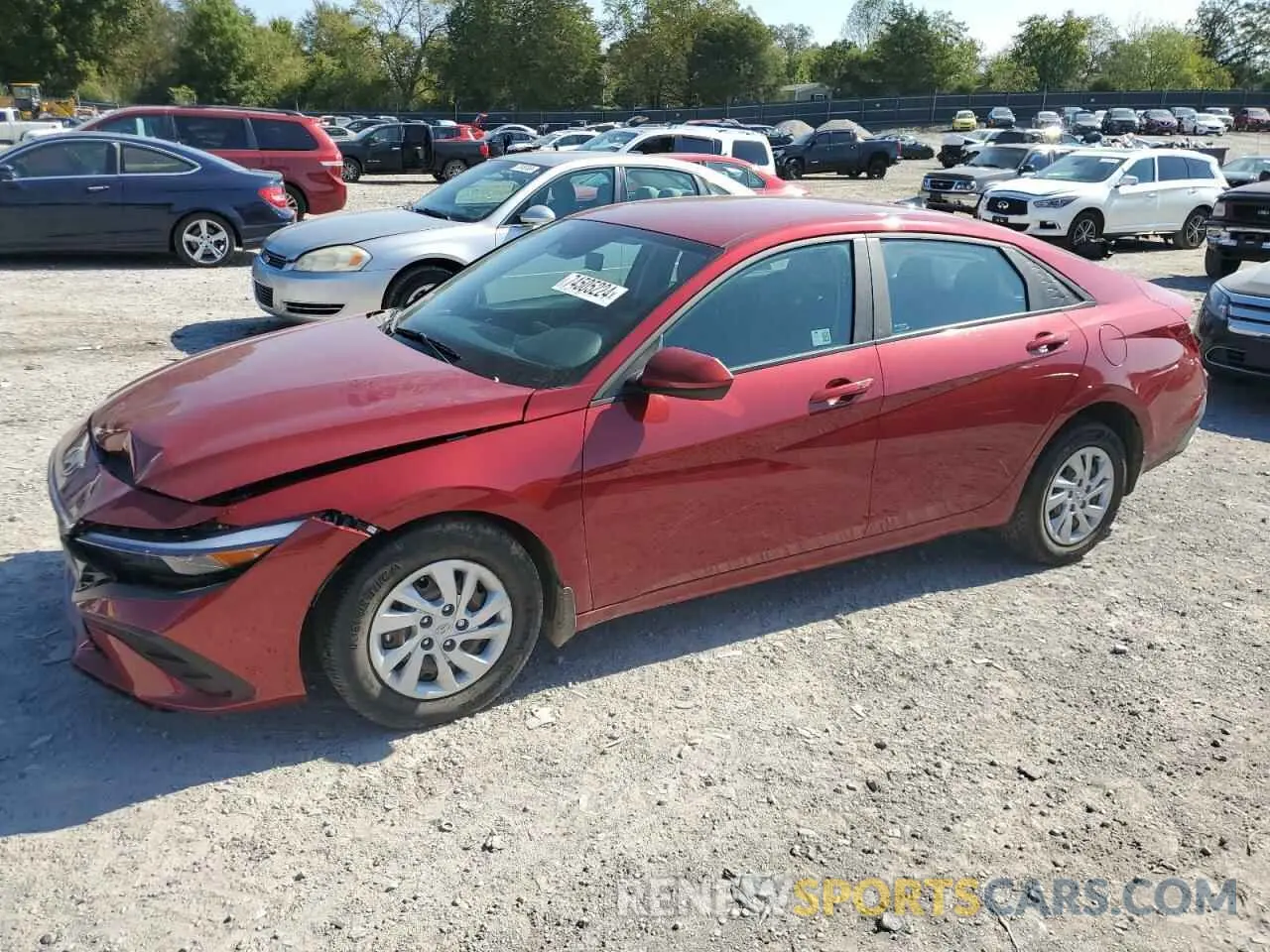 1 Photograph of a damaged car KMHLM4DG7RU773856 HYUNDAI ELANTRA 2024