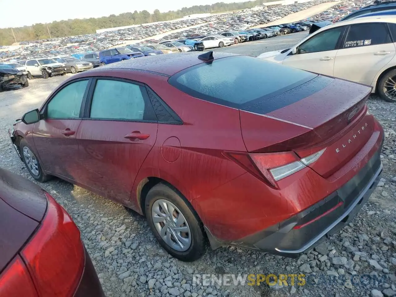 2 Photograph of a damaged car KMHLM4DG7RU773856 HYUNDAI ELANTRA 2024