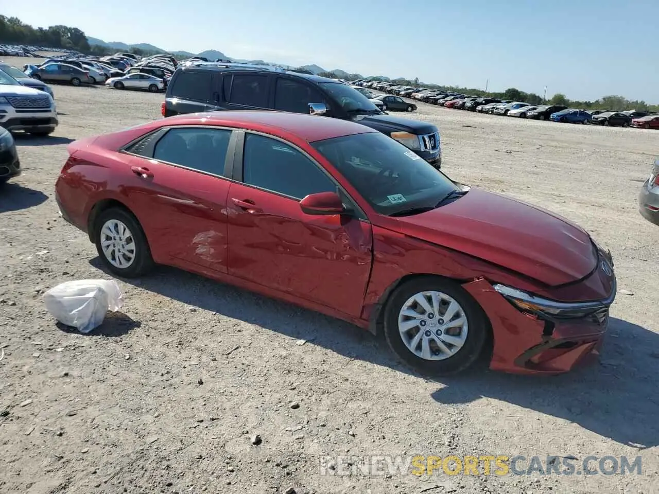 4 Photograph of a damaged car KMHLM4DG7RU773856 HYUNDAI ELANTRA 2024