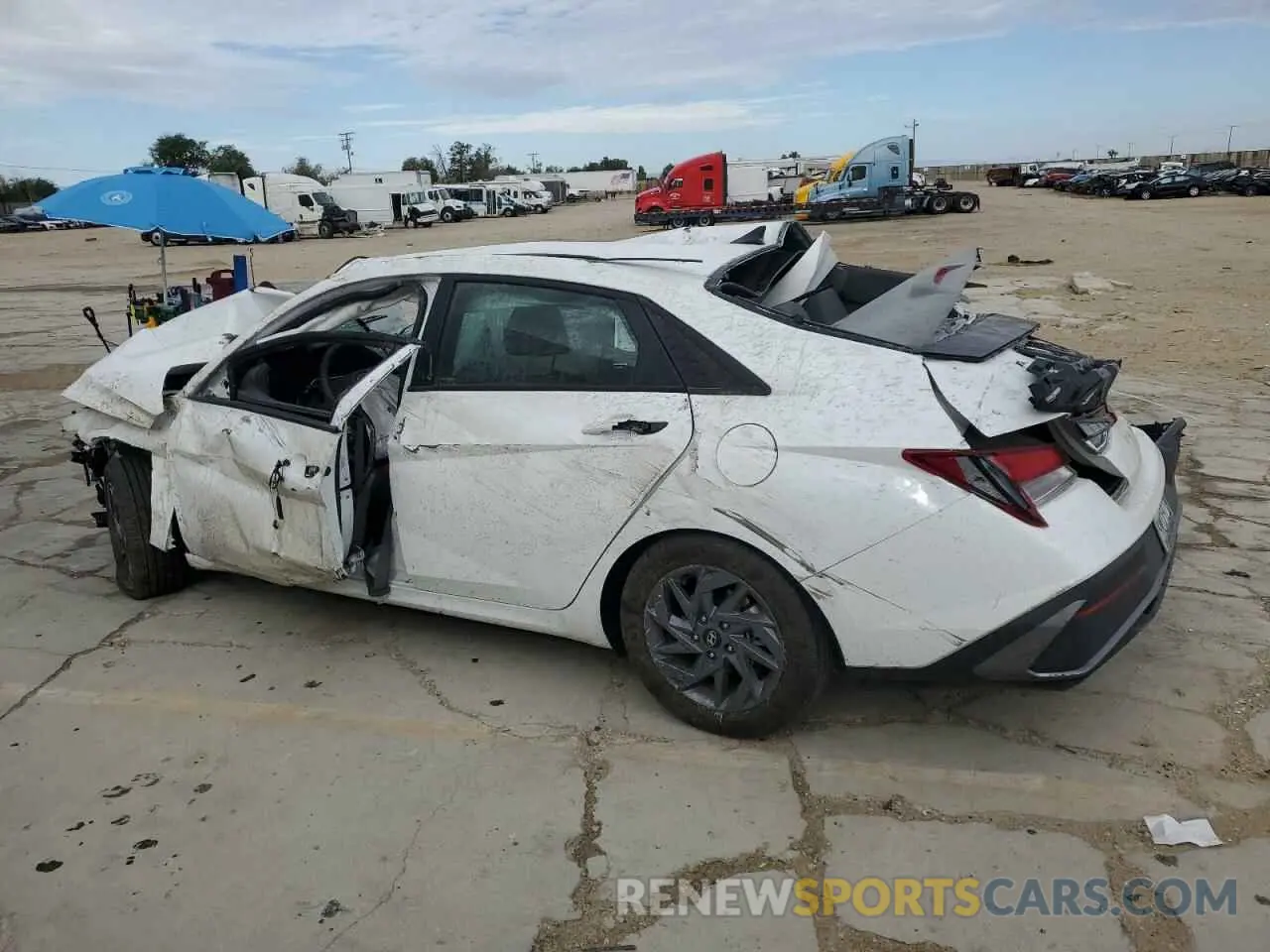 2 Photograph of a damaged car KMHLM4DG7RU776451 HYUNDAI ELANTRA 2024