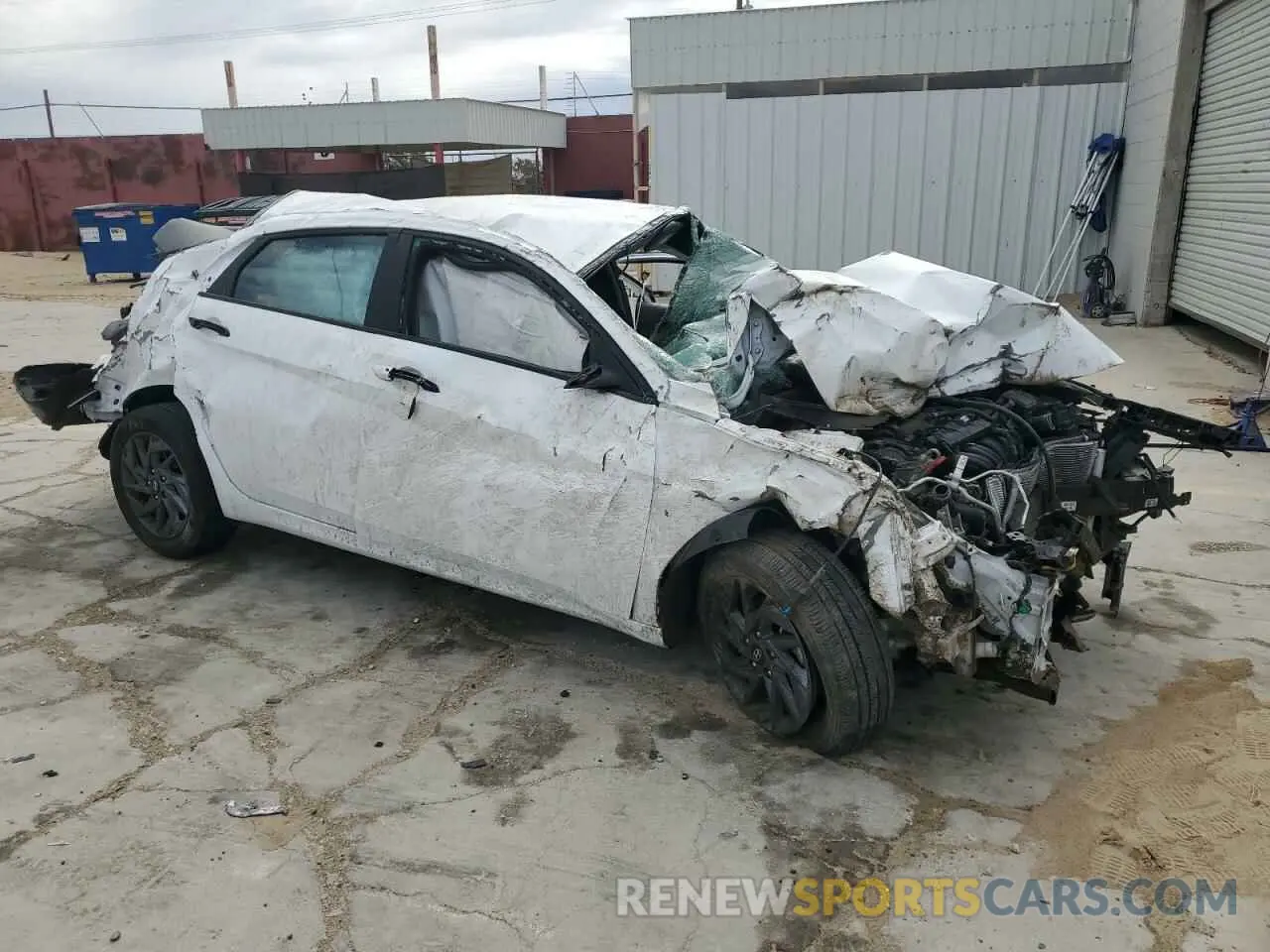 4 Photograph of a damaged car KMHLM4DG7RU776451 HYUNDAI ELANTRA 2024