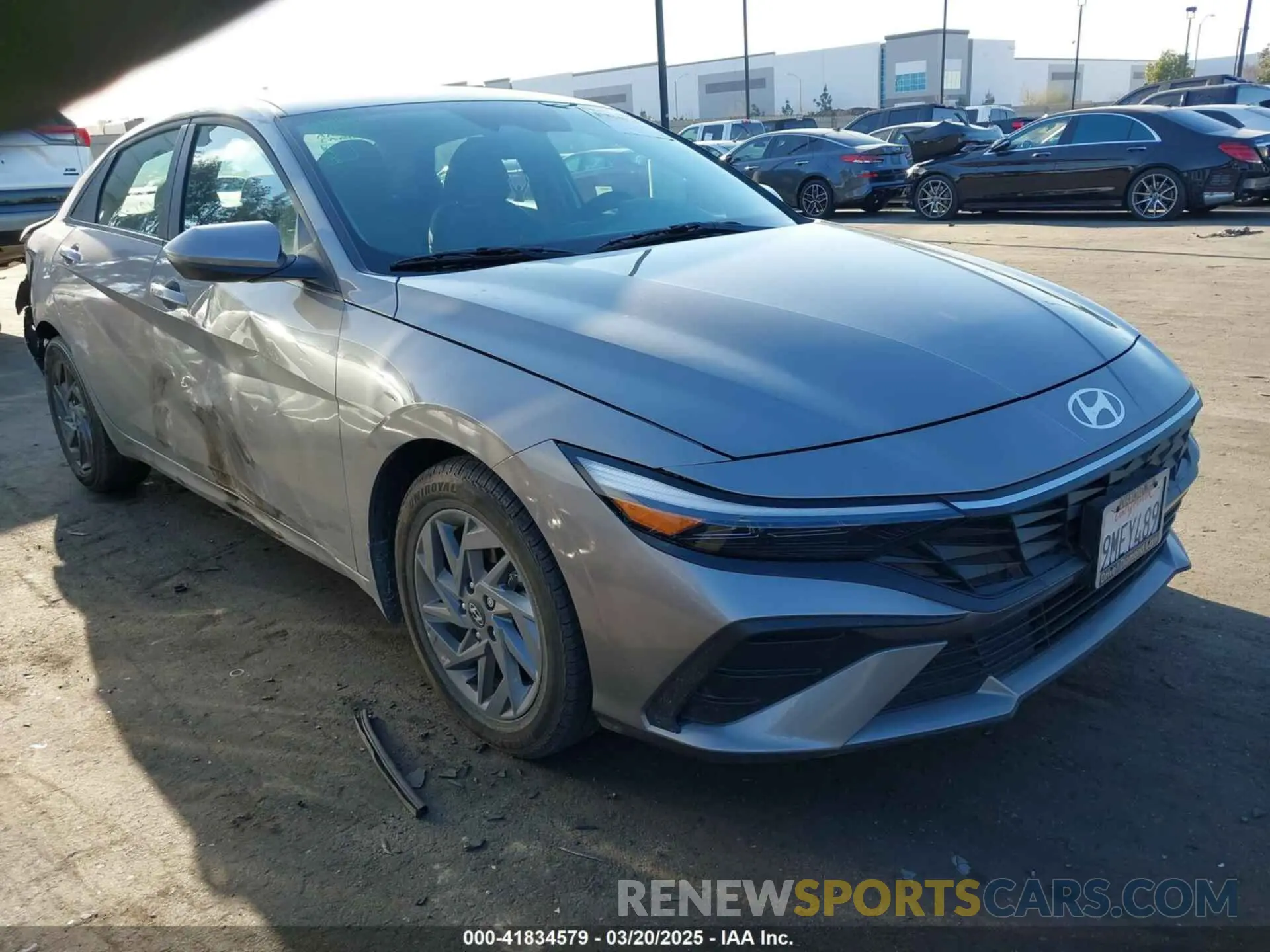 1 Photograph of a damaged car KMHLM4DG7RU777454 HYUNDAI ELANTRA 2024