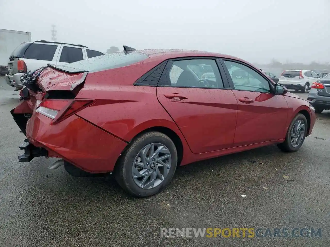 3 Photograph of a damaged car KMHLM4DG7RU811621 HYUNDAI ELANTRA 2024