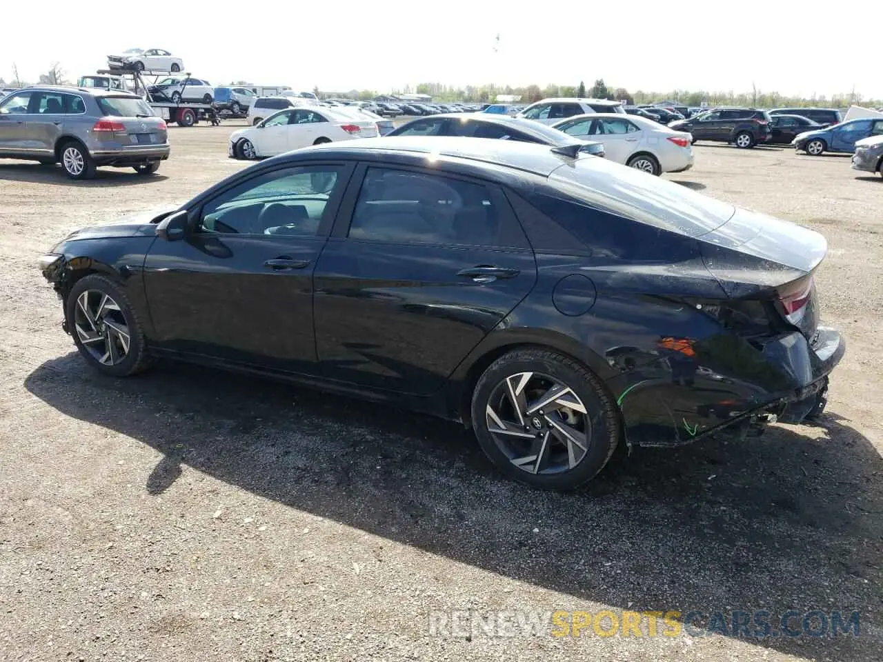 2 Photograph of a damaged car KMHLM4DG8RU649160 HYUNDAI ELANTRA 2024