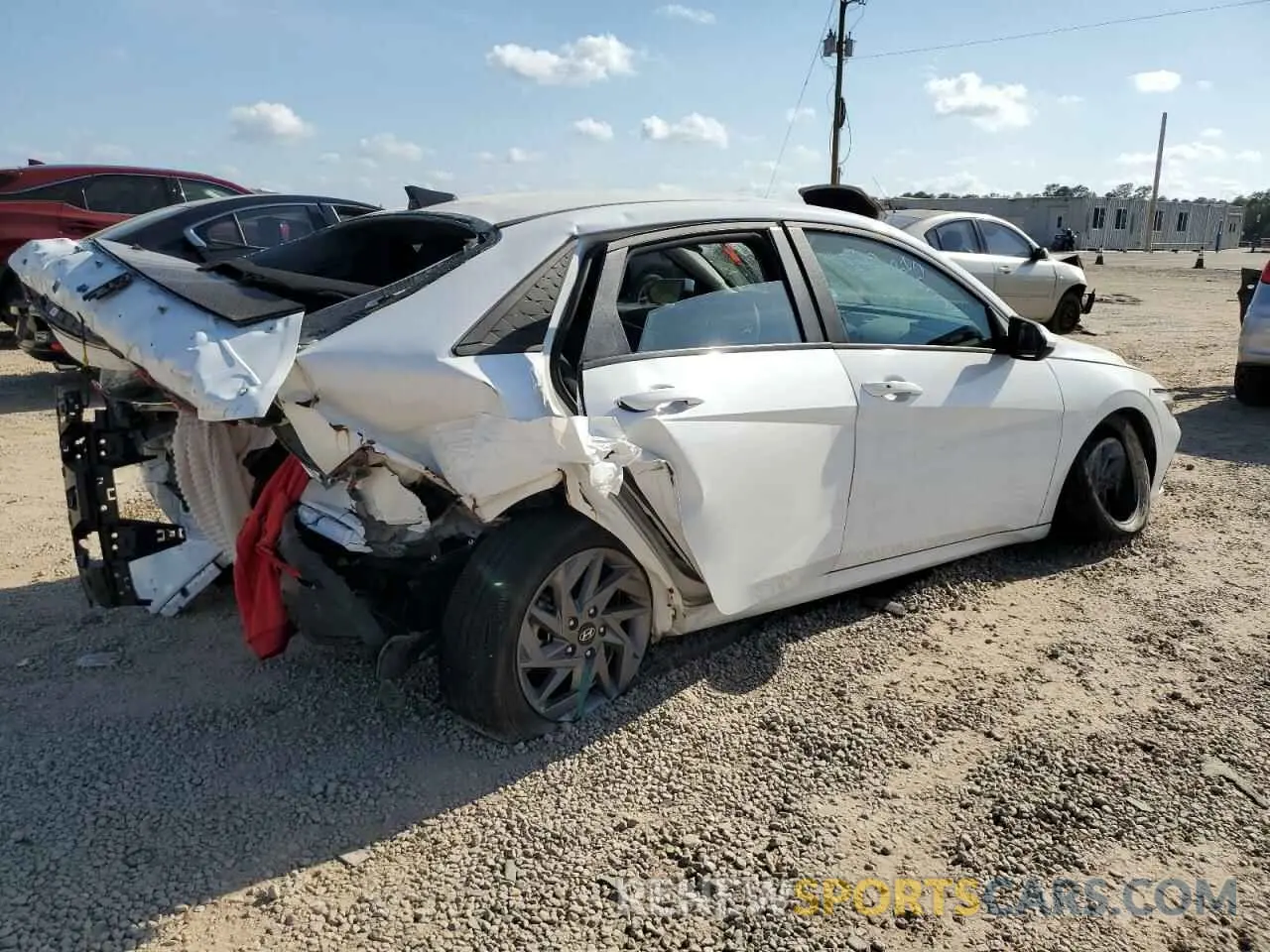 3 Photograph of a damaged car KMHLM4DG8RU665388 HYUNDAI ELANTRA 2024