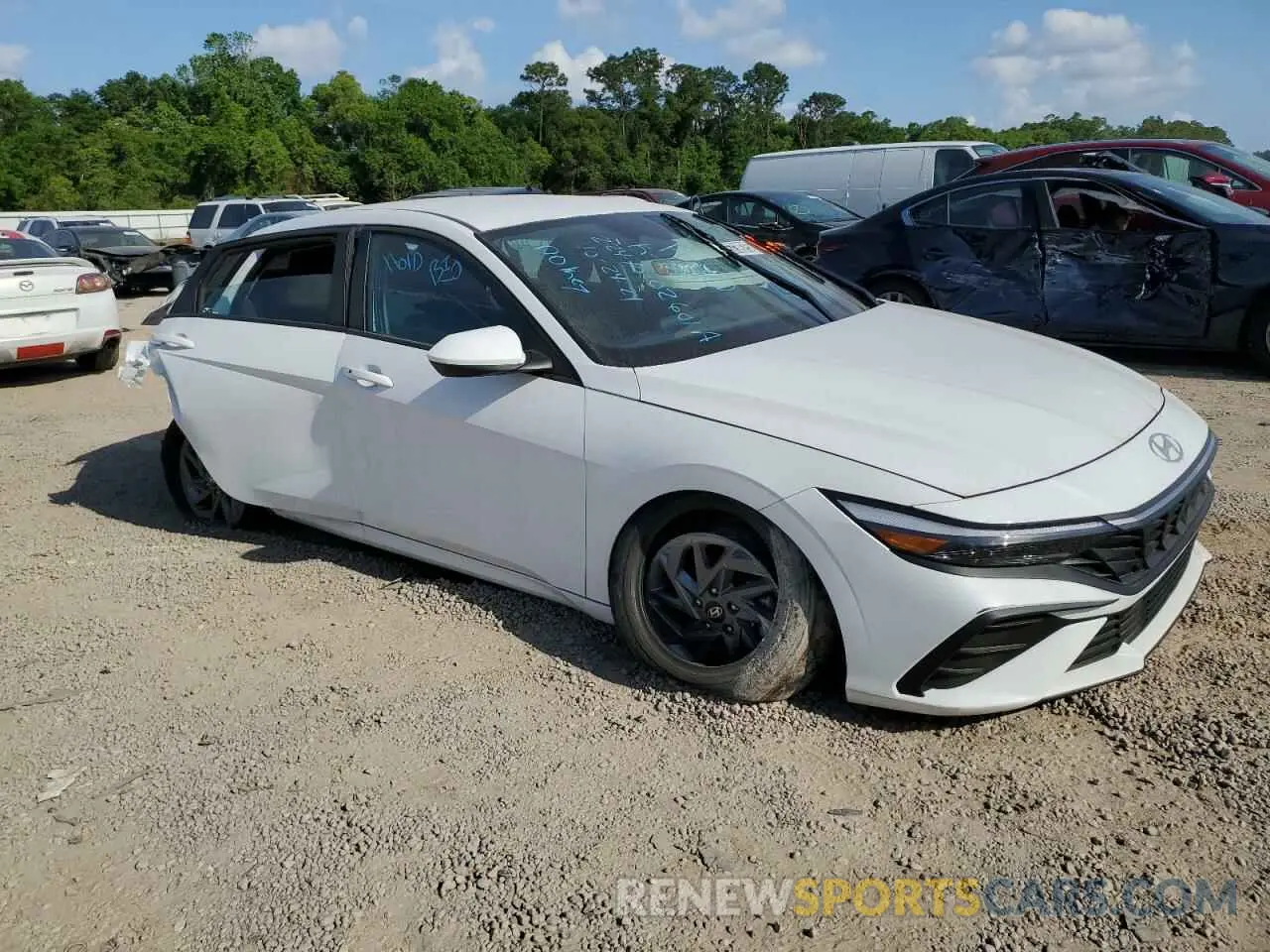 4 Photograph of a damaged car KMHLM4DG8RU665388 HYUNDAI ELANTRA 2024