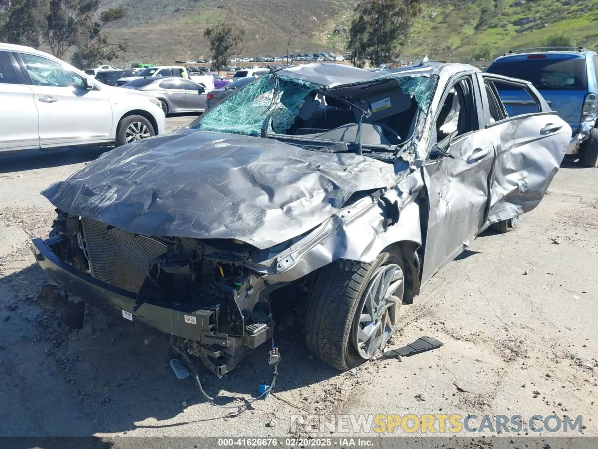 2 Photograph of a damaged car KMHLM4DG8RU679405 HYUNDAI ELANTRA 2024
