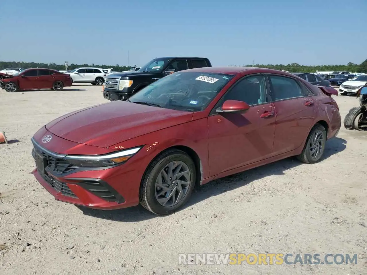1 Photograph of a damaged car KMHLM4DG8RU686709 HYUNDAI ELANTRA 2024