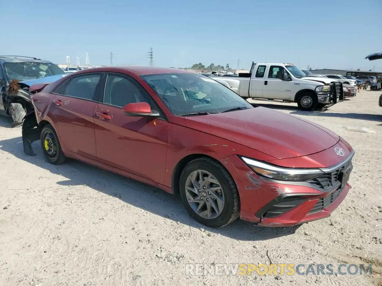 4 Photograph of a damaged car KMHLM4DG8RU686709 HYUNDAI ELANTRA 2024