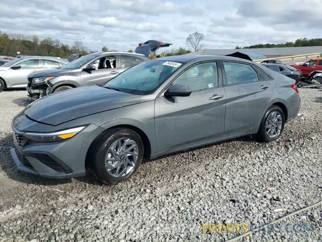 1 Photograph of a damaged car KMHLM4DG8RU692932 HYUNDAI ELANTRA 2024