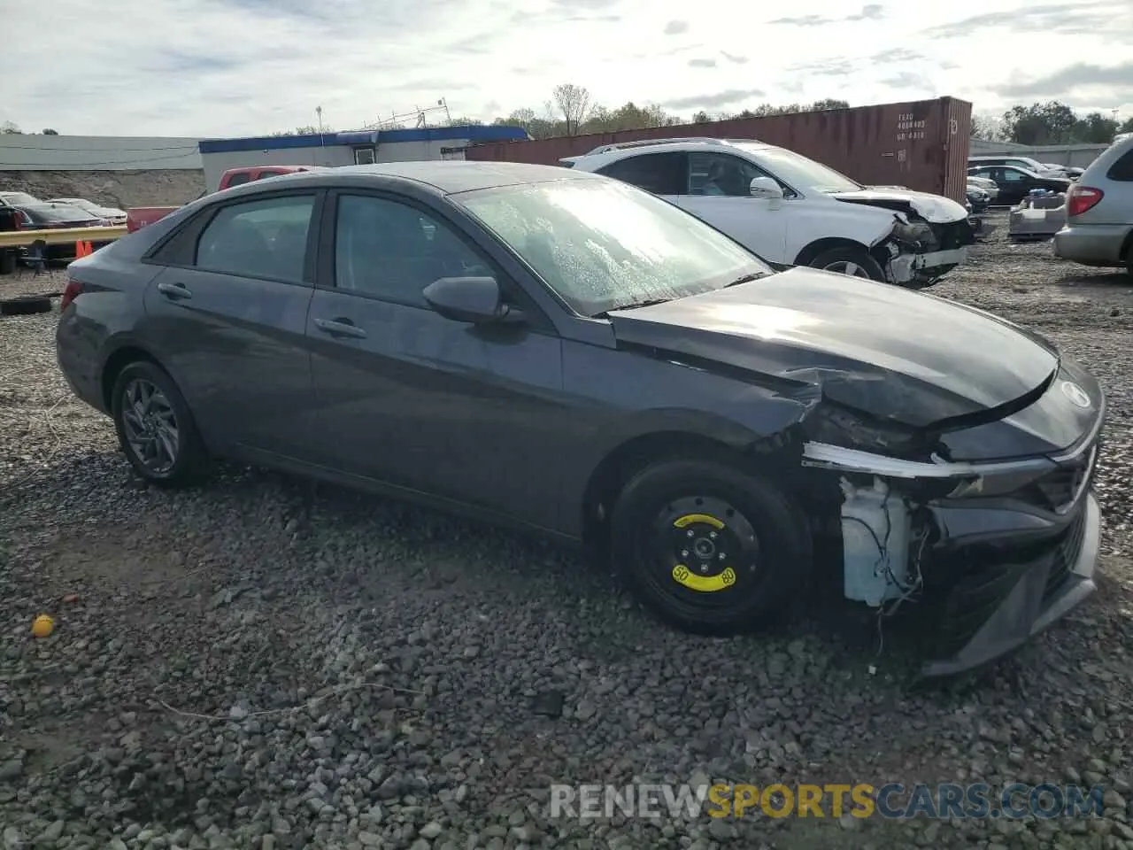4 Photograph of a damaged car KMHLM4DG8RU692932 HYUNDAI ELANTRA 2024