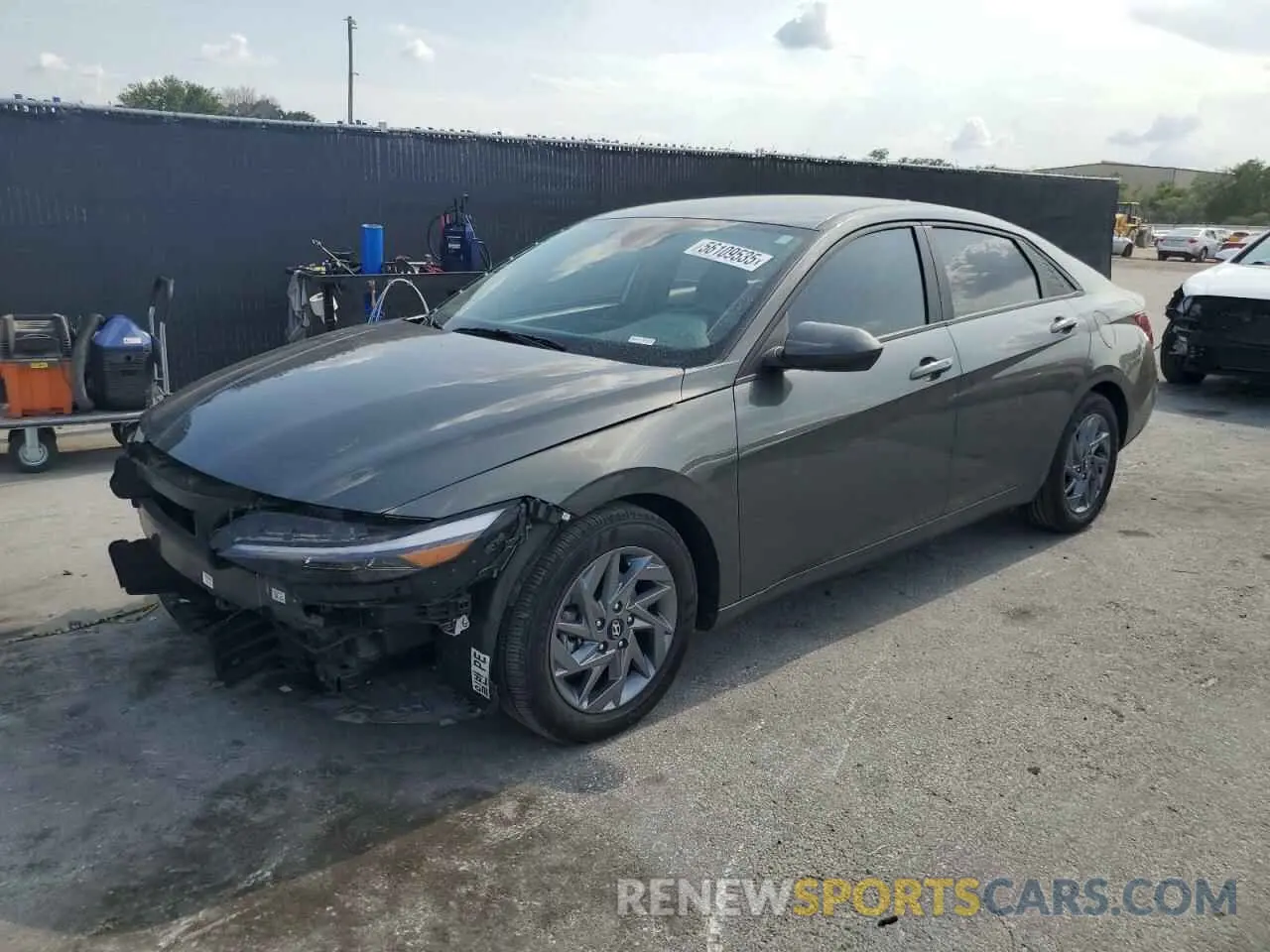 1 Photograph of a damaged car KMHLM4DG8RU706389 HYUNDAI ELANTRA 2024