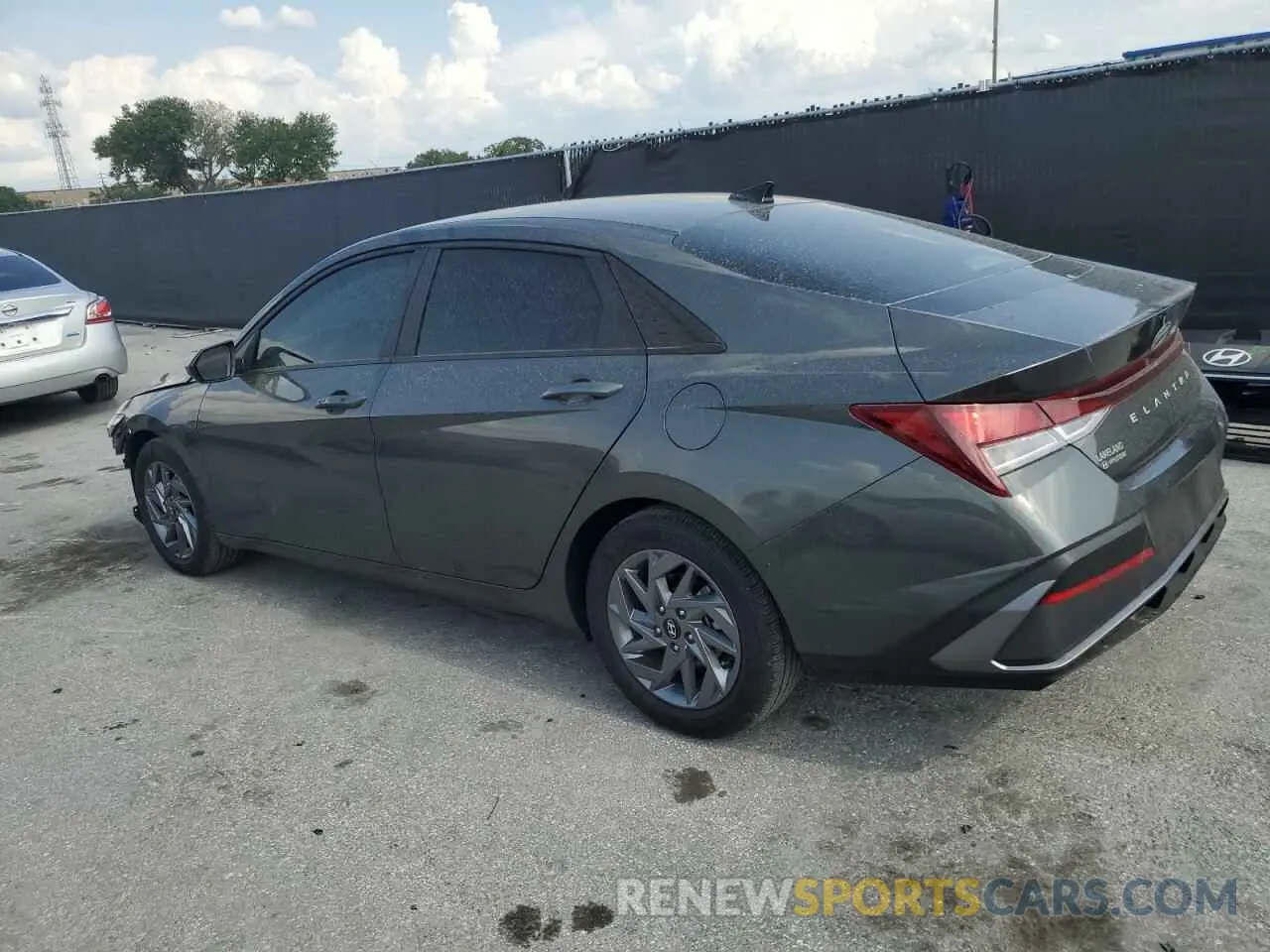 2 Photograph of a damaged car KMHLM4DG8RU706389 HYUNDAI ELANTRA 2024