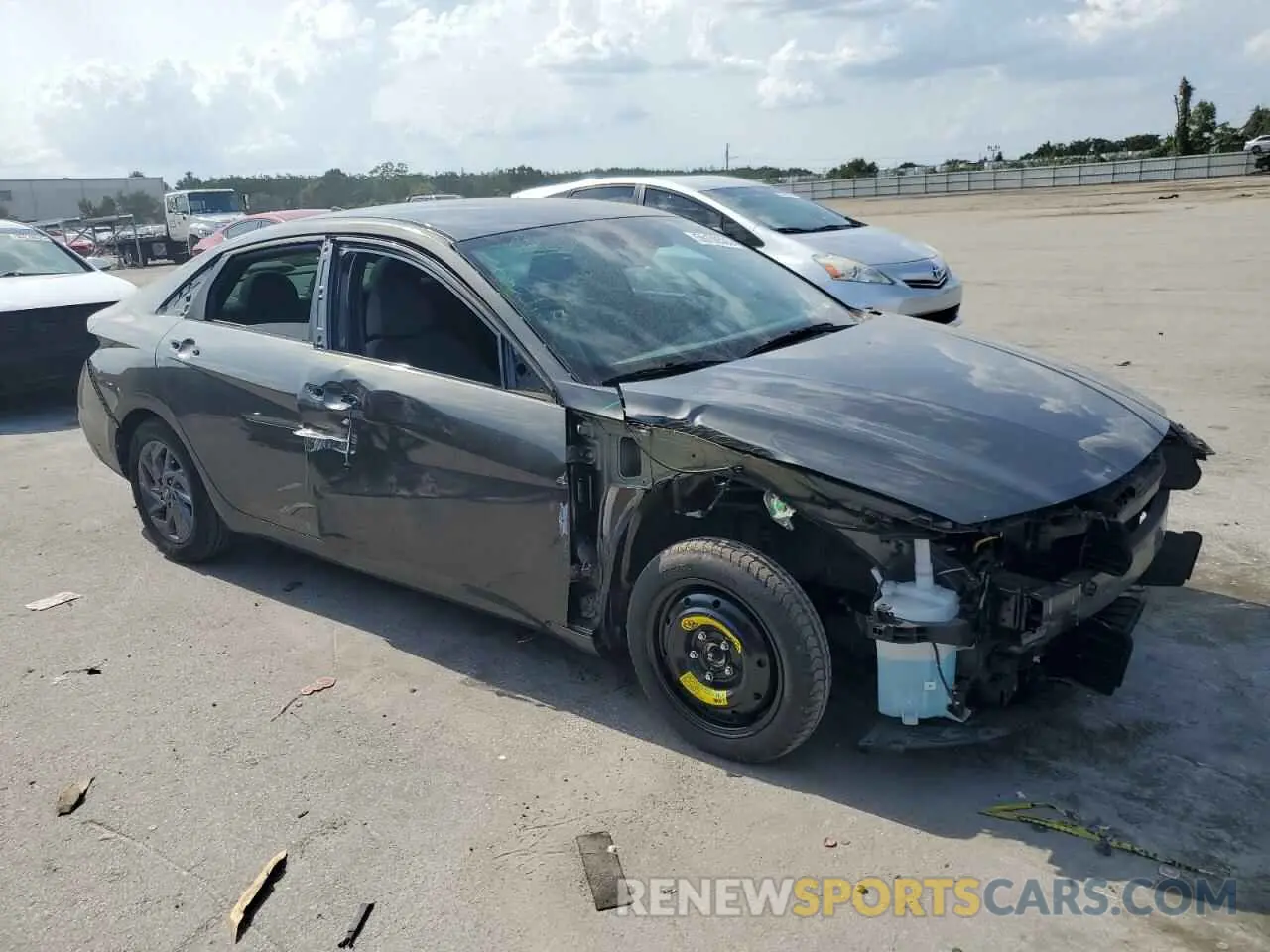 4 Photograph of a damaged car KMHLM4DG8RU706389 HYUNDAI ELANTRA 2024