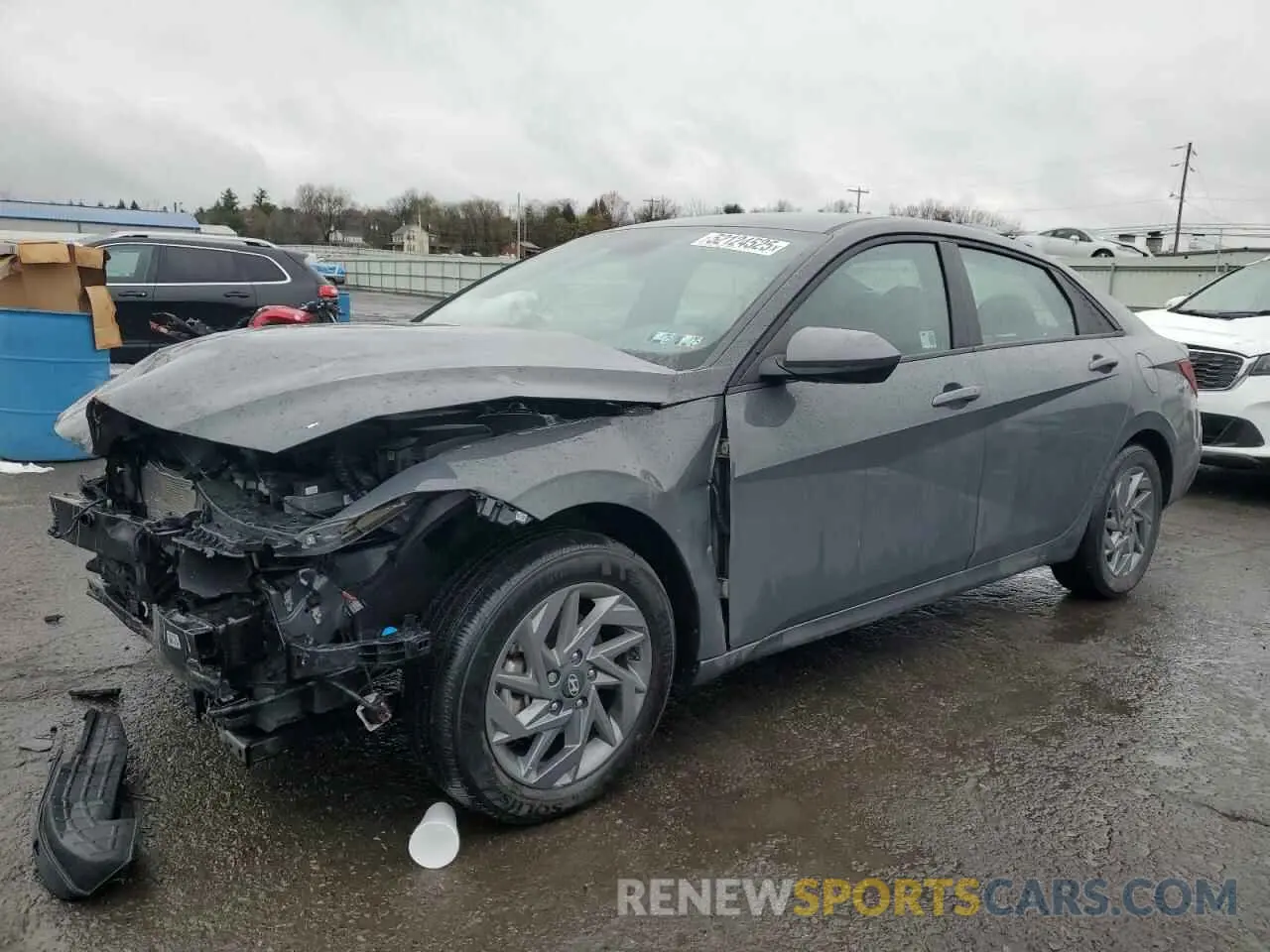 1 Photograph of a damaged car KMHLM4DG8RU732507 HYUNDAI ELANTRA 2024