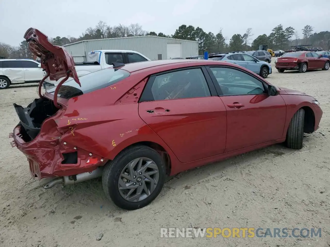 3 Photograph of a damaged car KMHLM4DG8RU733639 HYUNDAI ELANTRA 2024