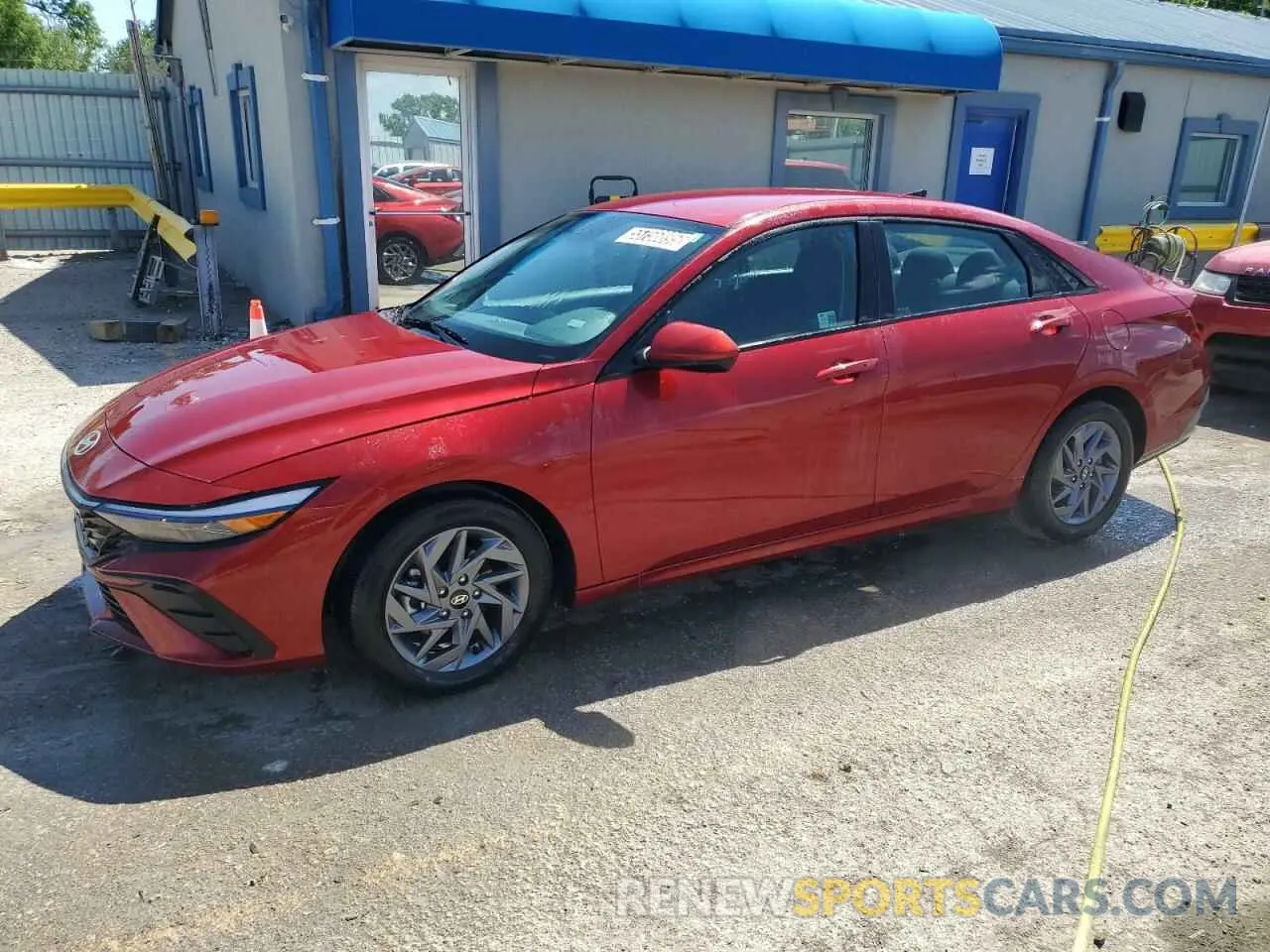 1 Photograph of a damaged car KMHLM4DG8RU742924 HYUNDAI ELANTRA 2024
