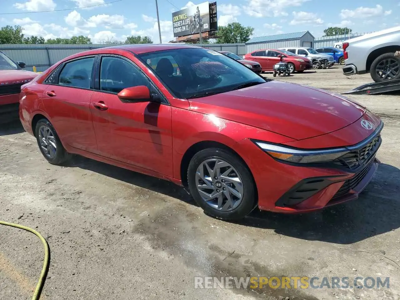 4 Photograph of a damaged car KMHLM4DG8RU742924 HYUNDAI ELANTRA 2024