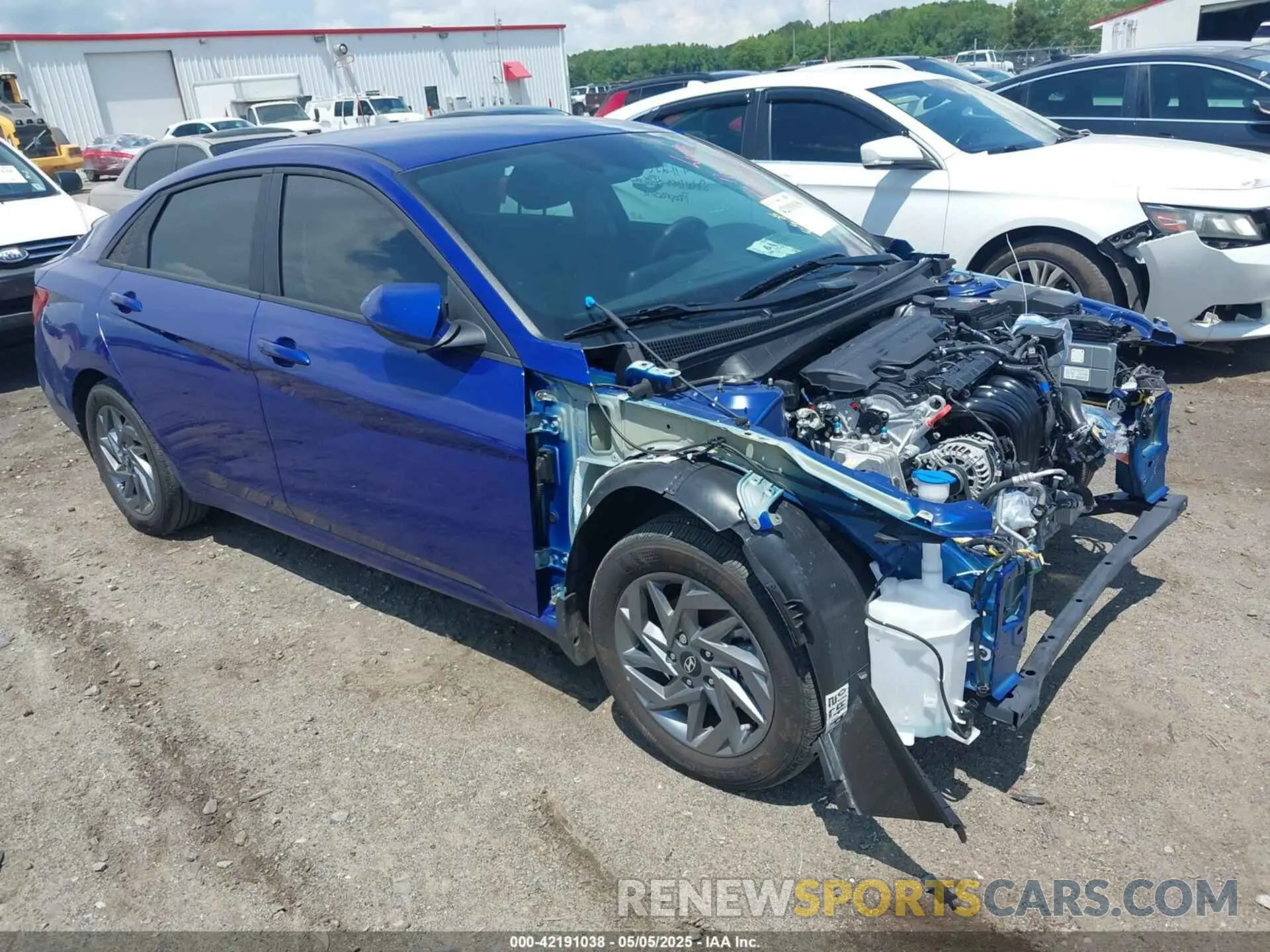 1 Photograph of a damaged car KMHLM4DG8RU770920 HYUNDAI ELANTRA 2024