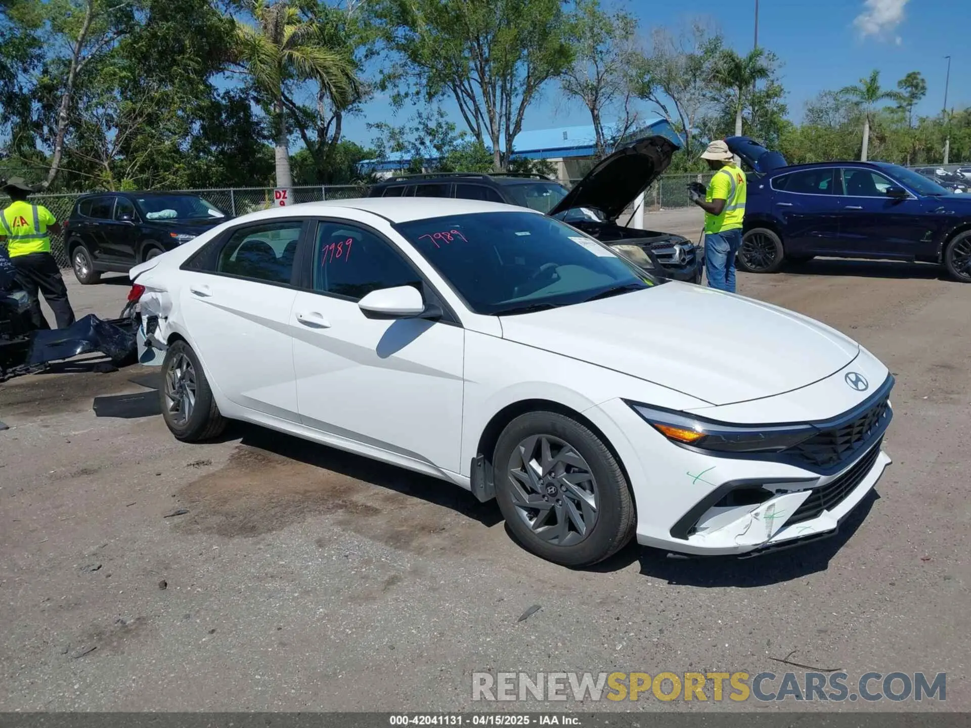 1 Photograph of a damaged car KMHLM4DG8RU774370 HYUNDAI ELANTRA 2024