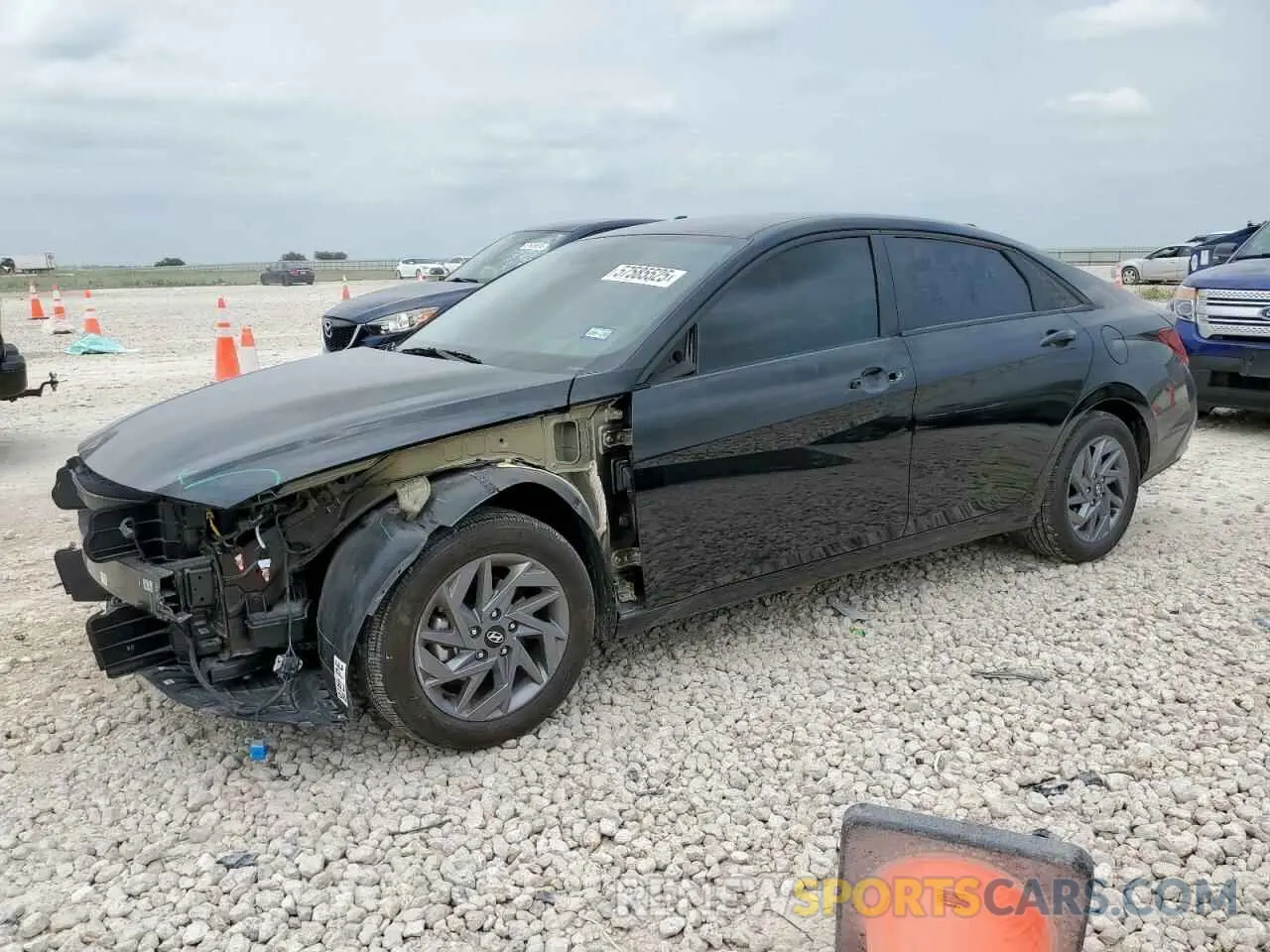 1 Photograph of a damaged car KMHLM4DG8RU813071 HYUNDAI ELANTRA 2024