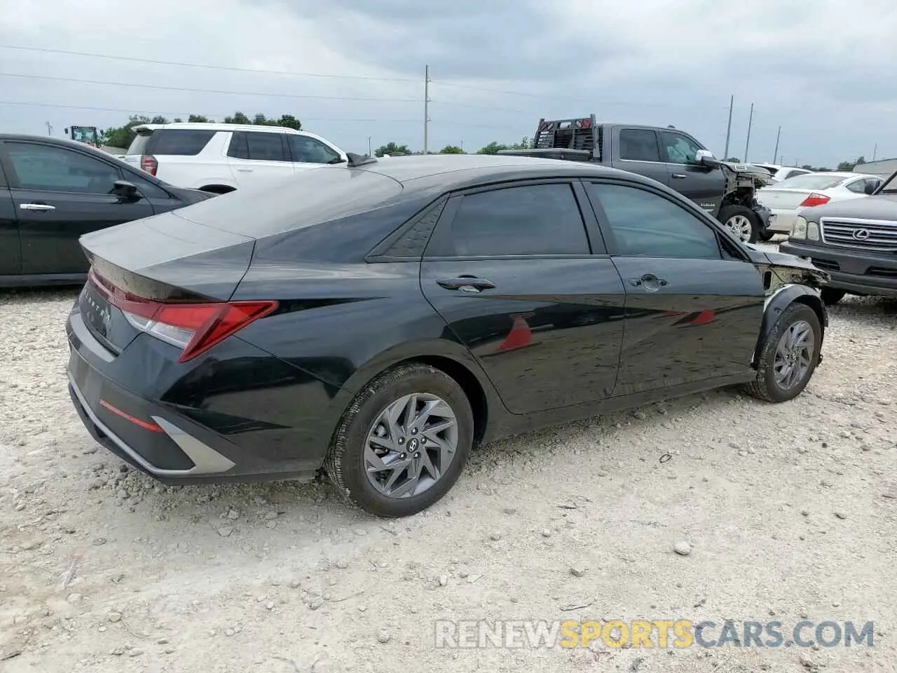 3 Photograph of a damaged car KMHLM4DG8RU813071 HYUNDAI ELANTRA 2024