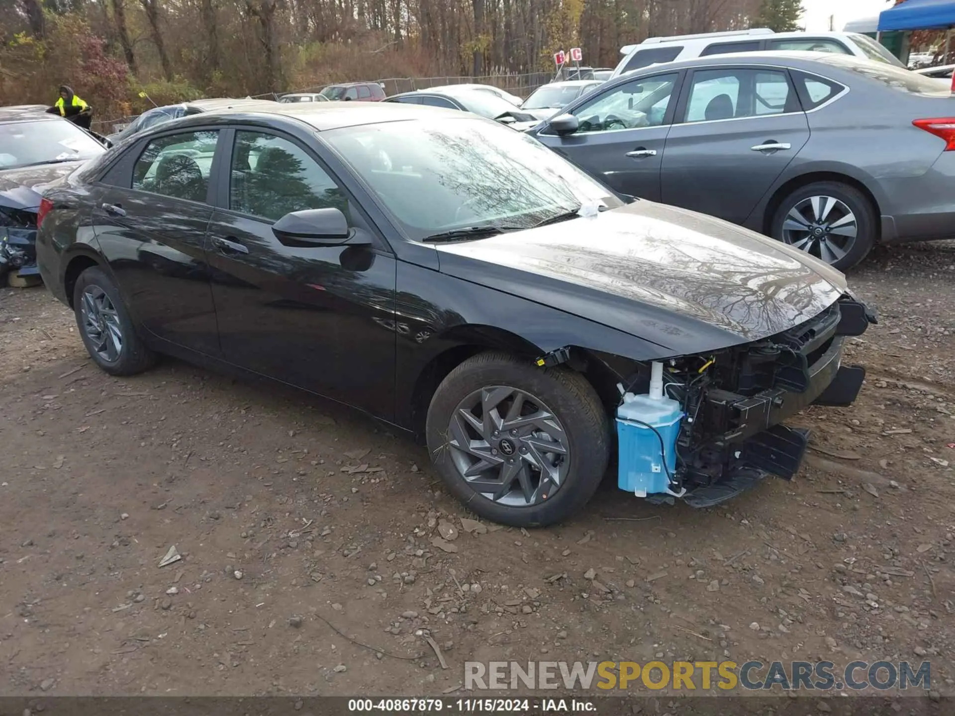 1 Photograph of a damaged car KMHLM4DG8RU849231 HYUNDAI ELANTRA 2024