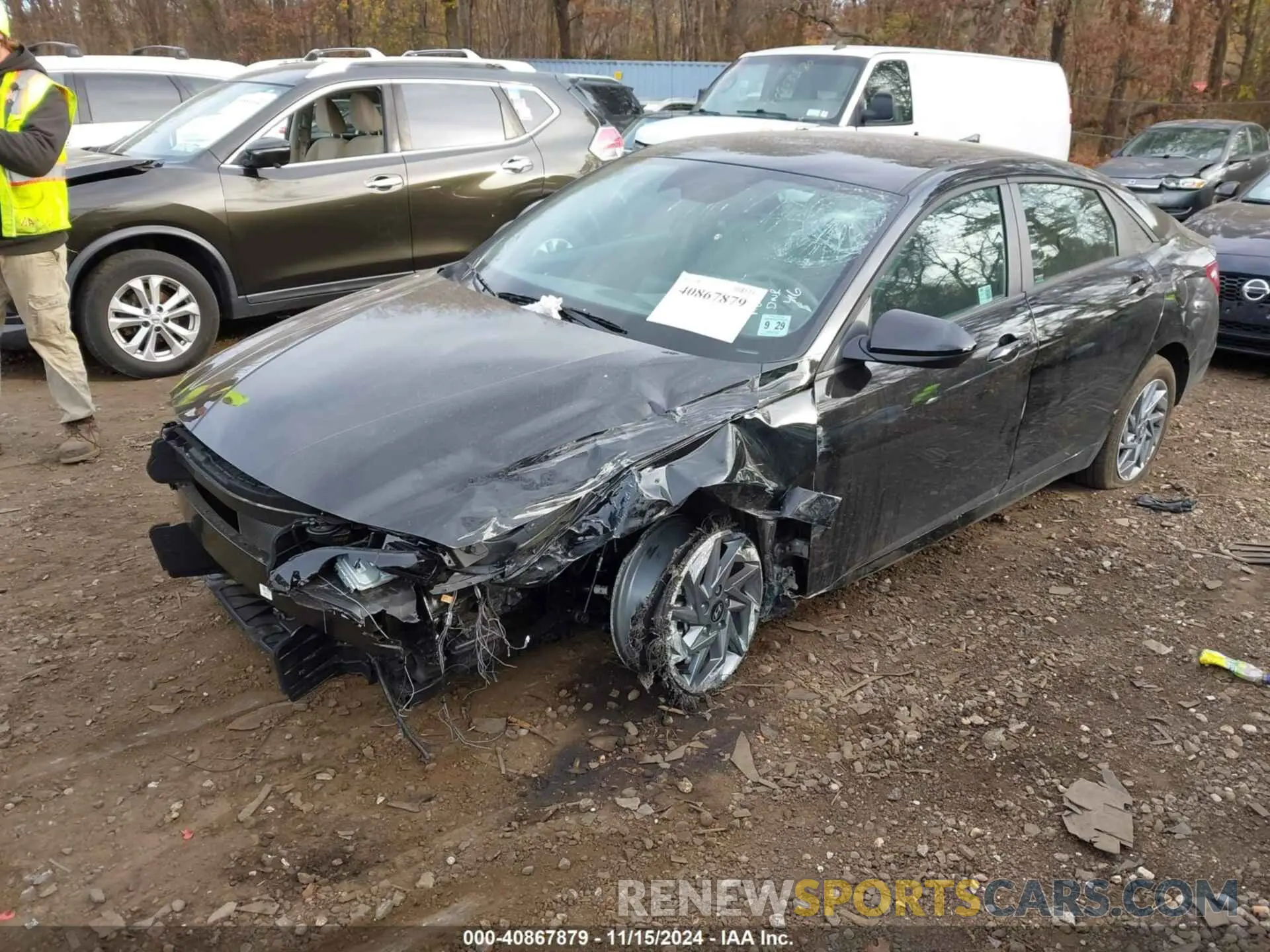 2 Photograph of a damaged car KMHLM4DG8RU849231 HYUNDAI ELANTRA 2024